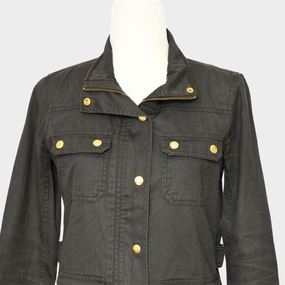 J.CREW Women's Olive Green Utility / Field Jacket Size XS - Picture 6 of 11